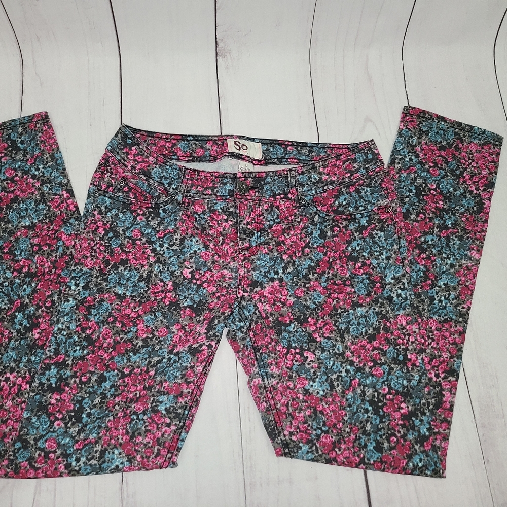 SO Floral Jean
